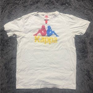 Kappa Pink Blue And Yellow T-Shirt with Logo